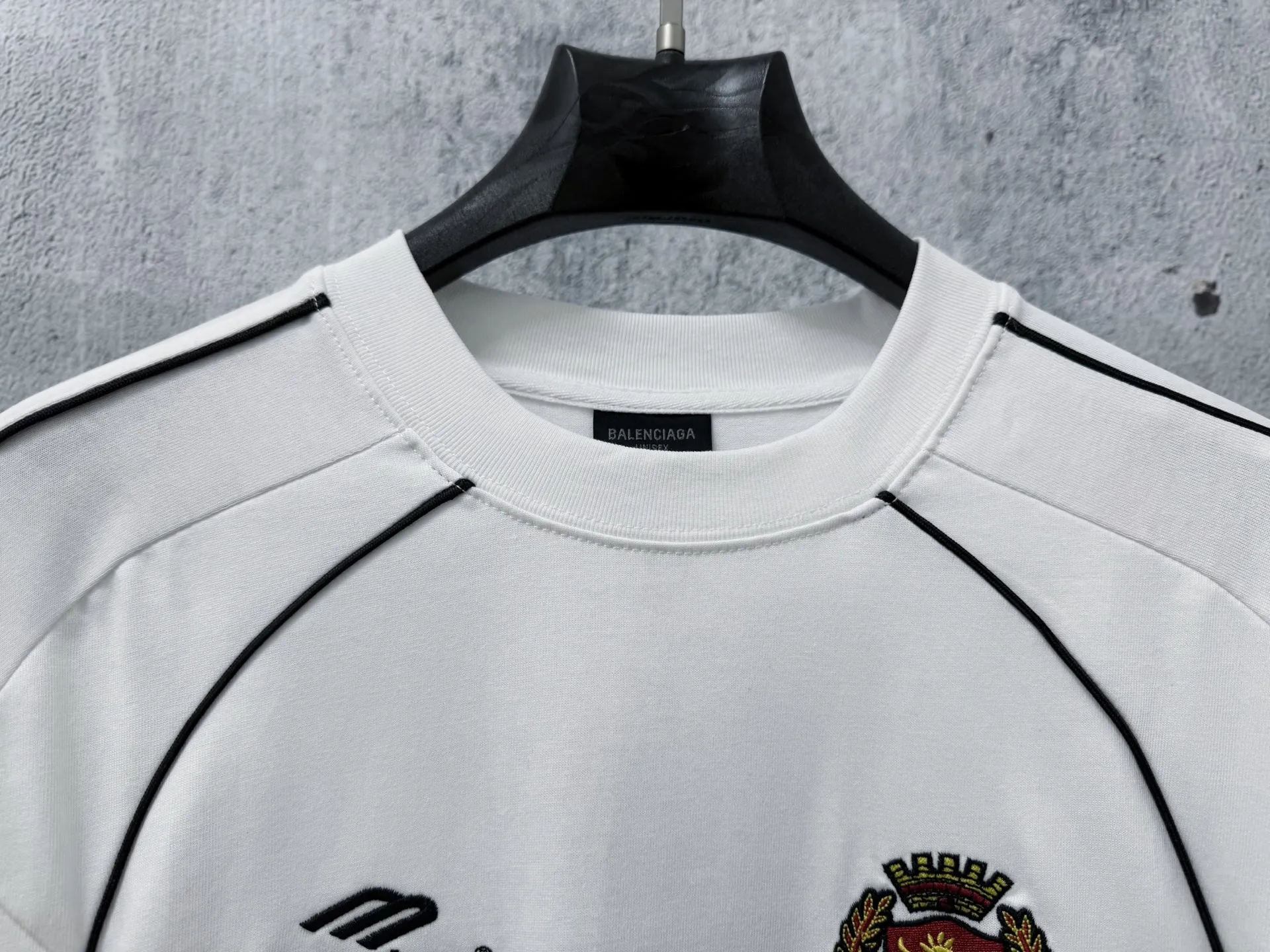 【BALENCIAGA】 New Arrival 10 T 。 、Logo 280g Same Style ：White Size：XS L